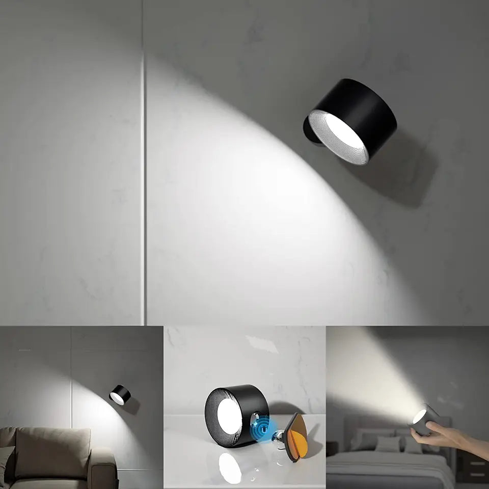 Infinity LED-Wandleuchte mit Fernsteuerung & Timer, kabellos